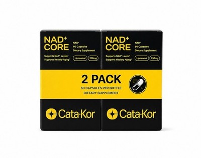 CataKor Liposomal NAD+ 250mg Capsules 2-Pack | Cellular Energy Support