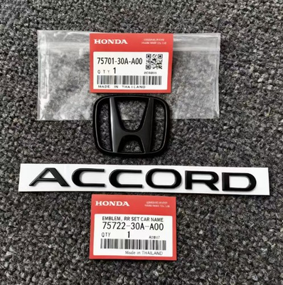 #ad Black Car Name For 2023 2025 Honda Accord Hybrid Sport Sedan 4Dr Trunk Emblem $16.89