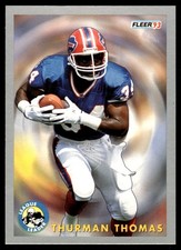 Thurman Thomas 1993 Fleer #245 Buffalo Bills NFL READ FREE SHIPPING AutographDen