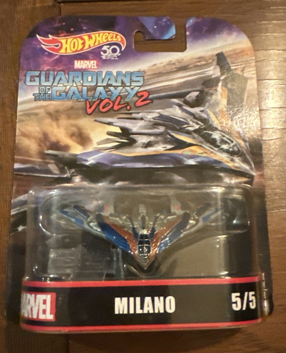 MILANO 2017 GOTG2 Hot Wheels 1:64 Retro Entertainment Marvel MOC Mattel 5/5