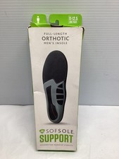 SOF SOLE Full Length Orthotic Men's Insole Support Size 11-12.5