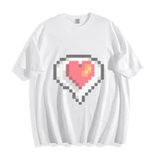 Star Valley Pixel Heart T-Shirt - Retro Love Design Unisex Tee
