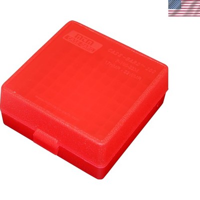 Stackable and Scratch-Resistant Rim Fire Box for 22 Mag. & 17 HMR - 100 Rounds