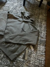 Essentials Hoodie Dark Oatmeal Size Large BRAND NEW WITH TAGS