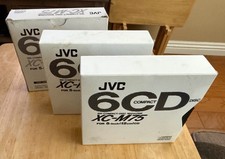JVC XC-M75 6 Disc CD Compact Disc Magazines for 5" Discs Lot of 3 with Sleeves
