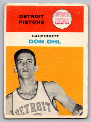 1961-62 FLEER #33 DON OHL PISTONS ROOKIE
