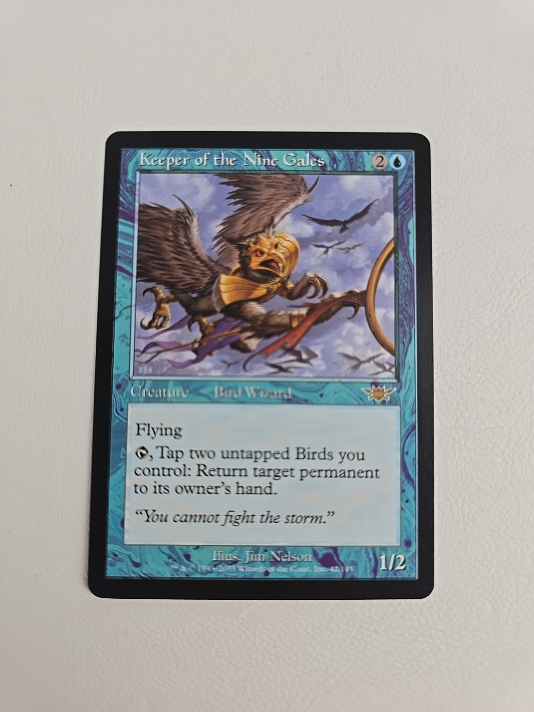 NM 2003 Magic The Gathering Legions Keeper of the Nine Gales #42 NEAR MINT