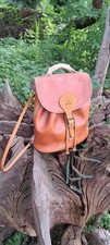 Handgefertigter Vintage-EchtLeder Rucksack , ...