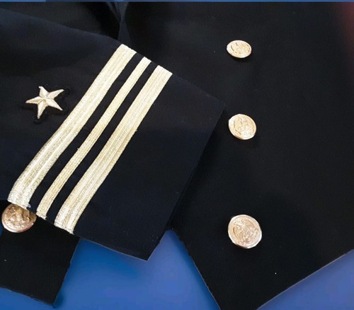 US Navy Offizierskleid kurze offene Jacke 6 Messingknöpfe - Gr. 44 - Subic Bay gebraucht, in einwandfreiem Zustand - Bild 2 von 15