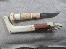 Vintage J Marttiini Finland Puukko Fixed Blade Knife  custom by Davidsson Scrmin