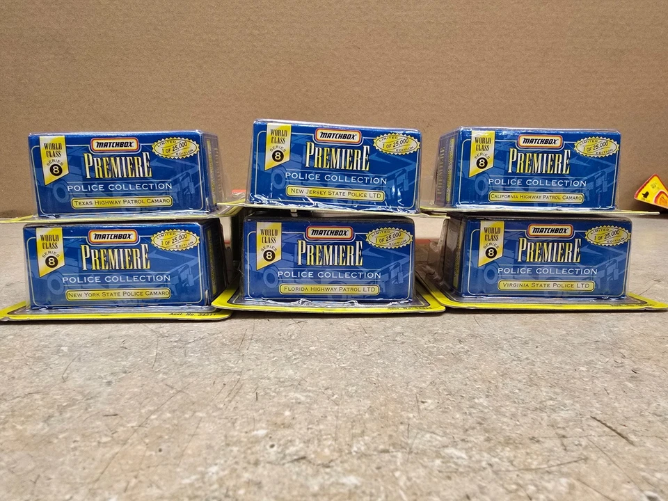 Matchbox Premiere Police Collection complete set of 6, Series 8 - Image 3 of 3