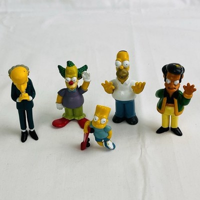 The Simpsons Vinyl Figuren X5 Konvolut 1997/99 Fox TV gebrauchter Zustand Homer Bart