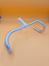 Attacco manubrio unità ITM Bianchi panto bianco barra stelo 110 40 cm 1" vintage anni 80