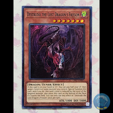 Destrudo the Lost Dragon's Frisson SUPER RARE Unlimited VLP OP07-EN007