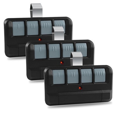 Upgrade (3 Pack) 894LT Garage Door Opener Remote for Liftmaster Black 