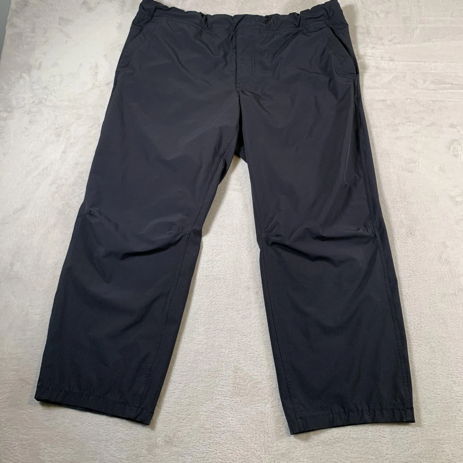 REI Co-op Pants Mens XL Black Regular Fit Stretch Drawstring Hiking Outdoors