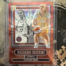 2025 Donruss WNBA Franchise Features Cameron Brink Red Holo Laser 25/25 =1/1
