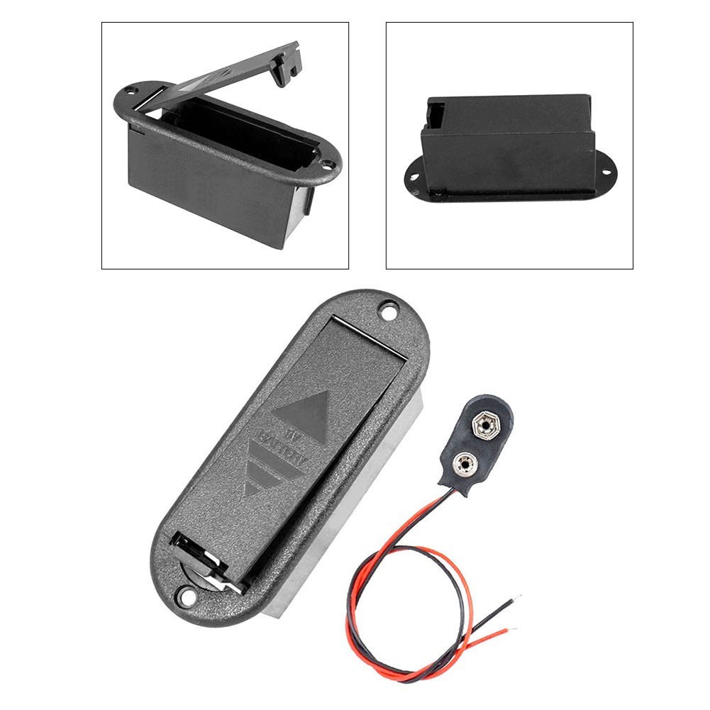 Funktionsfähiger 9V Batteriekoffer perfekt passend für E-Gitarren und Bässe