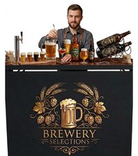 Increase Profits Now Beer Portable Bar Serving Station Foldable Beer Mobile Bar
