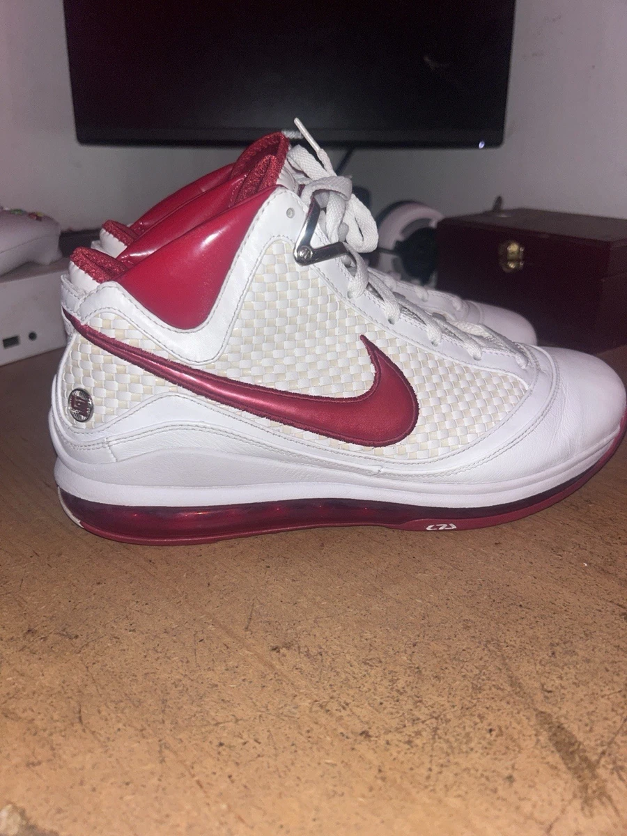 Nike Air Max LeBron 7 White Black Red for Sale  display picture 2