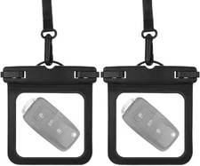 2 Pack Small Waterproof Pouch, Submersible Wallet for Swimming, Waterproof... 
