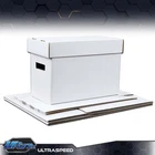 3/5/10x Comic Books Storage Boxes Short Holds 150-175 Stackable Durable Archive