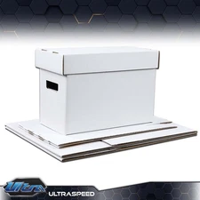 3/5/10x Comic Books Storage Boxes Short Holds 150-175 Stackable Durable Archive