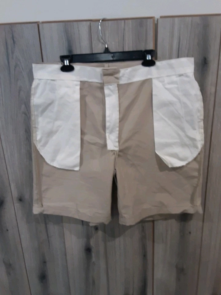 Red Kap Industrial Utility Work Shorts Khaki Color - Image 4 of 4