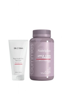 Dr. C. Tuna Paprika & Chili Massage Gel + Nutriplus Apple Cider Vinegar Gummies