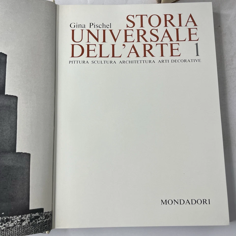 Cofanetto STORIA UNIVERSALE DELL'ARTE G PISCHEL MONDADORI 1970 3 VOLUMI COMPLETA - Immagine 4 di 4