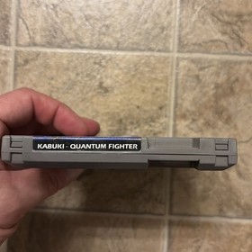 Kabuki Quantum Fighter (Nintendo NES, 1990) Cartridge Sleeve Tested