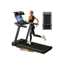 UMAY Tapis de Course Pliable pour Maison – Inclinaison 15 %, 12 km/h, Moteur 3.0