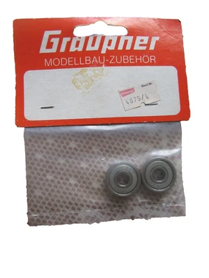 Graupner 4875/4 Roulements A Billes RC Neuf Sachet D'origine Epoque A410 - Photo 1/2