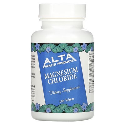 2 X Alta Health, Magnesium Chloride, 100 Tablets