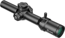 GUNNR Odin 1-8x28mm 30mm Tube FFP Rilfe Scope, Black, FFP182424 Riflescope