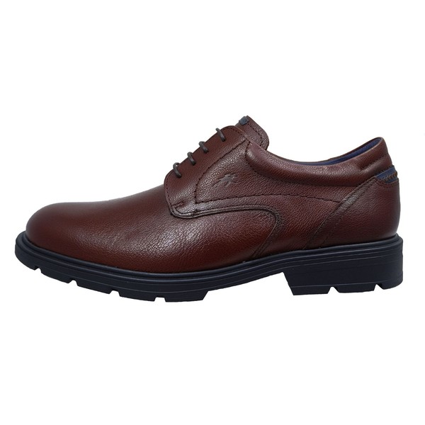 Fluchos Fredy F1604: Zapatos con Cordones para Hombre en Marrón de Piel