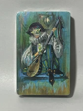 Vintage Harlequin Mandolin Plastic Coated Playing Cards Sealed Whitman Western