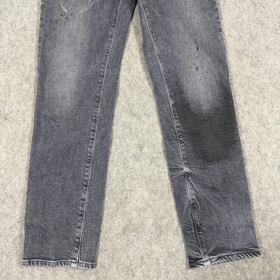 Denham Heidi High Straight Fit Jeans Women's Sz W26xL28 (Actual W28xL27.5) Black - Image 2 of 4