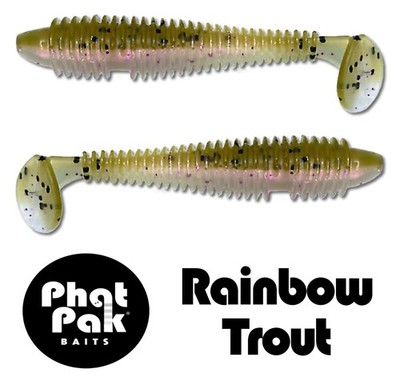 Swimbait Paddle Tail Keitech Style 2.8'' 30 Ribbed Soft Plastic Bass Fishing Lure