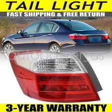 For 2013-2015 Honda Accord Sedan EX-L Touring LED Outer Tail Light Left Driver