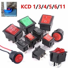 2 3 Position Rectangular Rocker Switch Latching On Off 2/3/4/6 Pin 250V 16A