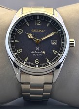 Imagen de Vintage Men's Seiko Automatic 20 bars Blue Dial 21 Jewels Bracelet Date Watch