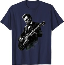 Abraham Lincoln Abe Lincoln Playing Guitar Retro Vintage Unisex T-Shirt