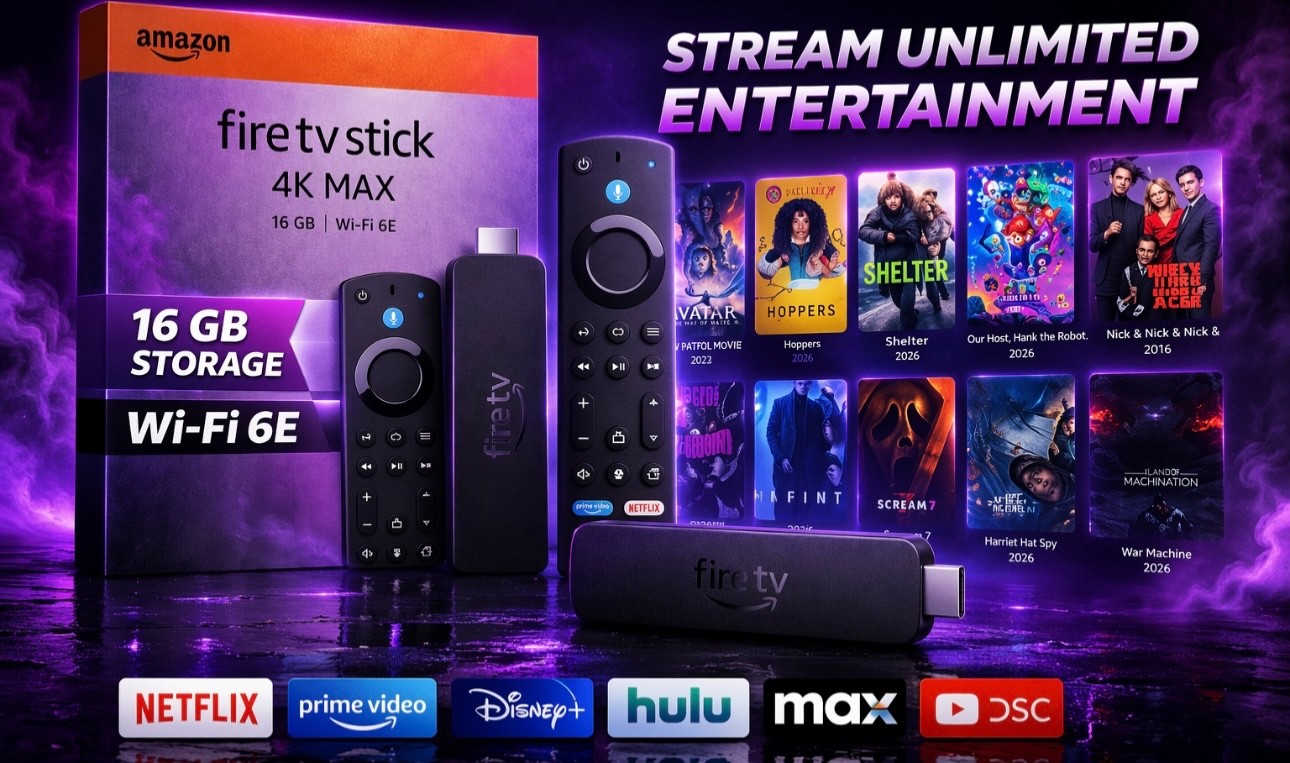 Amazon E9L29Y Fire Stick 4K HD Digital - Black