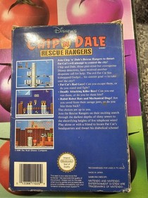 Nintendo Nes Chip N Dale Rescue Rangers Game Boxed No Manual