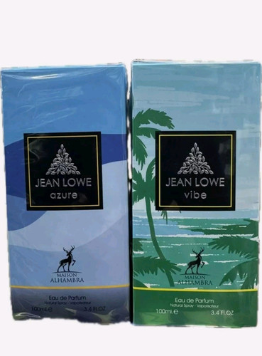 Jean Lowe Azure 3,4 EDP + Jean Lowe Vibe Parfums 3,4 EDP COMBO LIVRAISON GRATUITE - Photo 5/6