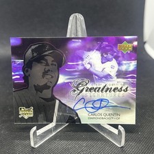 Carlos Quentin Rookie Clear Path to Greatness Auto 2006 Upper Deck Future Stars