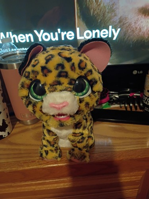 #ad FurReal Lil’ Wilds Lolly The Leopard Plush Toy Electronic Pets with 40 Sound $29.85