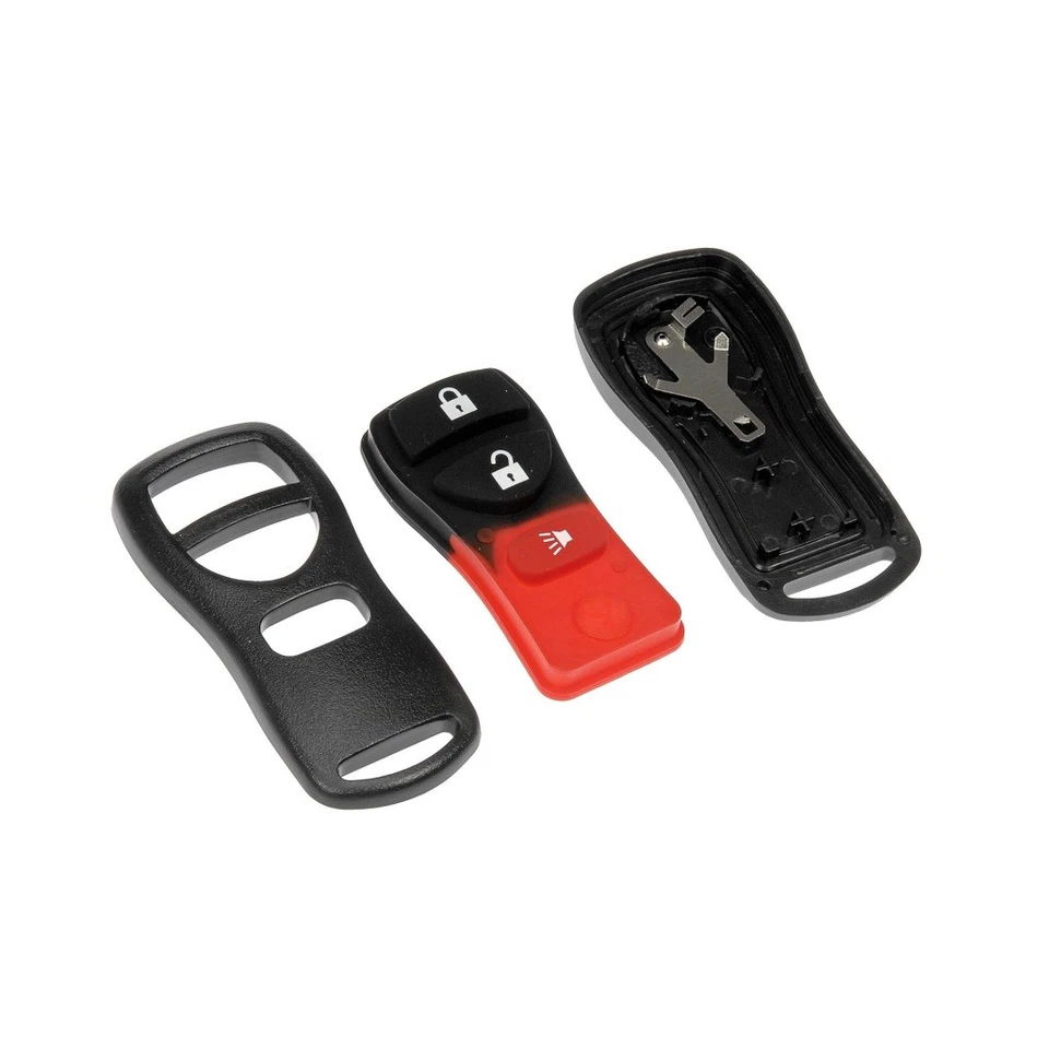 适用于日产 Frontier/NV1500 2012 - 2018 无钥匙遥控器 | 黑色 | 3 个按钮 — 第 3/4 张图片