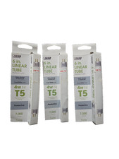 Lot Of 3 Feit Electric 4 W T5 6" Fluorescent Bulb Cool White Linear 4100k